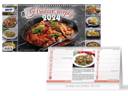Stolní kalendář 2024 MFP - Hrnkové recepty (čtrnáctidenní)