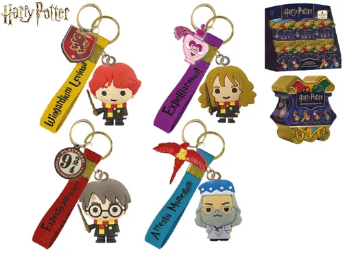 Přívěsek na klíče 12,5 cm - Harry Potter, mix motivů