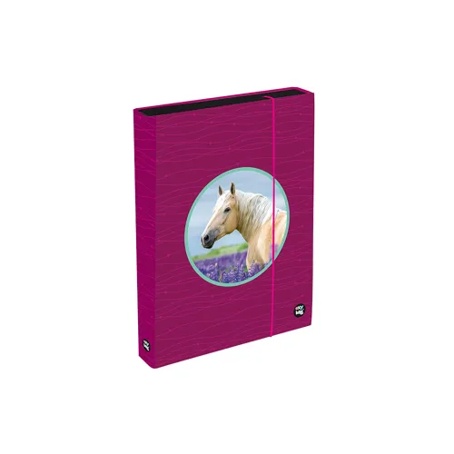 Box na sešity A4 Jumbo OXY Sherpy - Pink