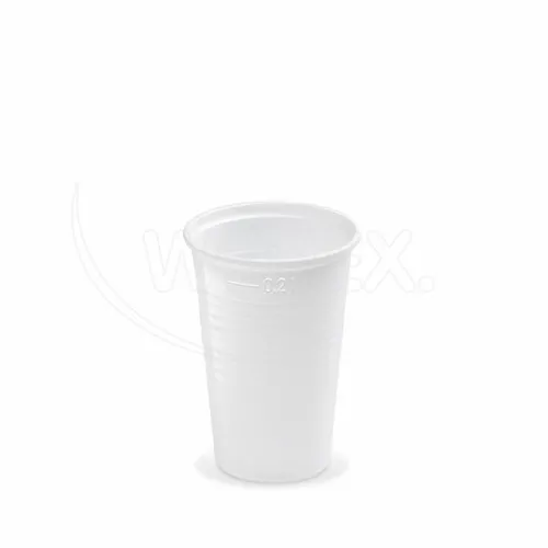 Kelímek (PP) bílý Ø 70 mm 0,2 l, 15 ks