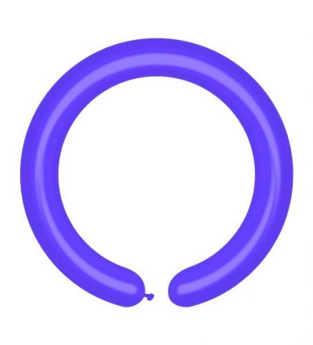 Balónky modelovací nafukovací, pastelová tmavě fialová - 100ks