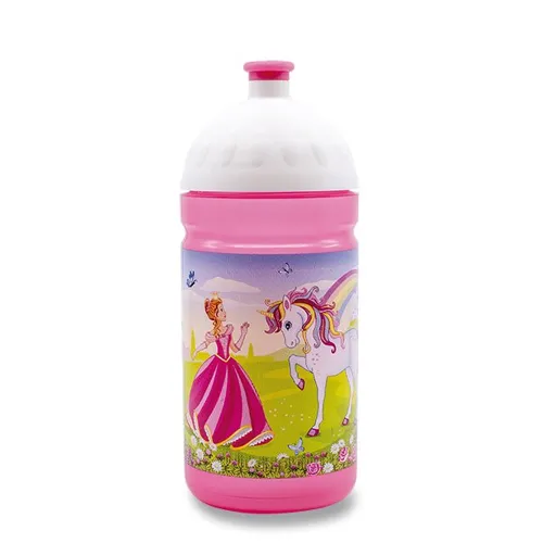 Zdravá lahev 500 ml s náhradní zátkou – Princezna a jednorožec