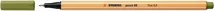 Liner Stabilo Point 88, 0,4mm - matná zelená