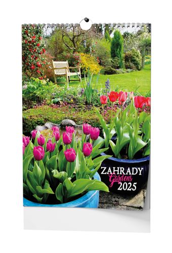 Nástěnný kalendář 2025 Baloušek - Zahrady