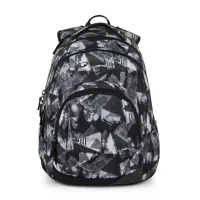 Studentský batoh Bagmaster LINCOLN 26 A ČERNO-BÍLÝ, 3 roky záruka (1)