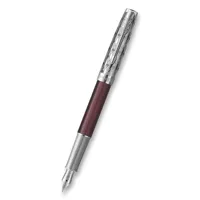 Parker Sonnet Premium Metal Red CT - plnící pero 18K, hrot F Parker Sonnet Premium Metal Red CT - plnící pero 18K, hrot F