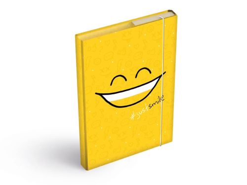Box na sešity MFP A4 - Smile žlutá