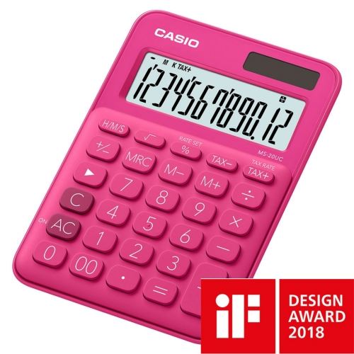 Kalkulačka stolní CASIO MS 20 UC RD