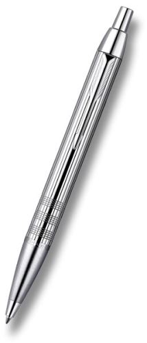 Parker IM Premium Shiny Chrome Chiselled - kuličková tužka