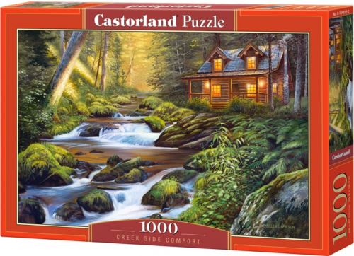 Puzzle Castorland 1000 dílků - Domek u řeky