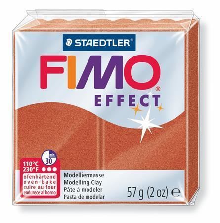 FIMO® effect 8020 modelovací hmota 57g - metalická měděná (27)