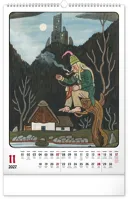 Nástěnný kalendář 2027 Notique Josef Lada, 33 x 46 cm (11)
