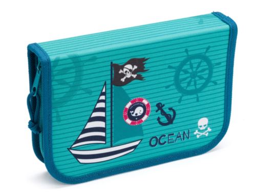 Školní penál jednopatrový STIL (Helma) - Ocean Pirate