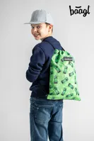 Set 2-dílný pouzdro a sáček na obuv Baagl Minecraft Creeper (9)