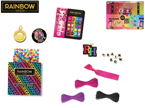 Kreativní sada pro výrobu šperků - Rainbow High