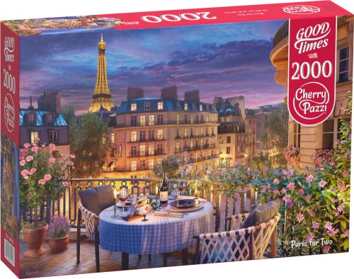 Puzzle Cherry Pazzi 2000 dílků - Paříž pro dva
