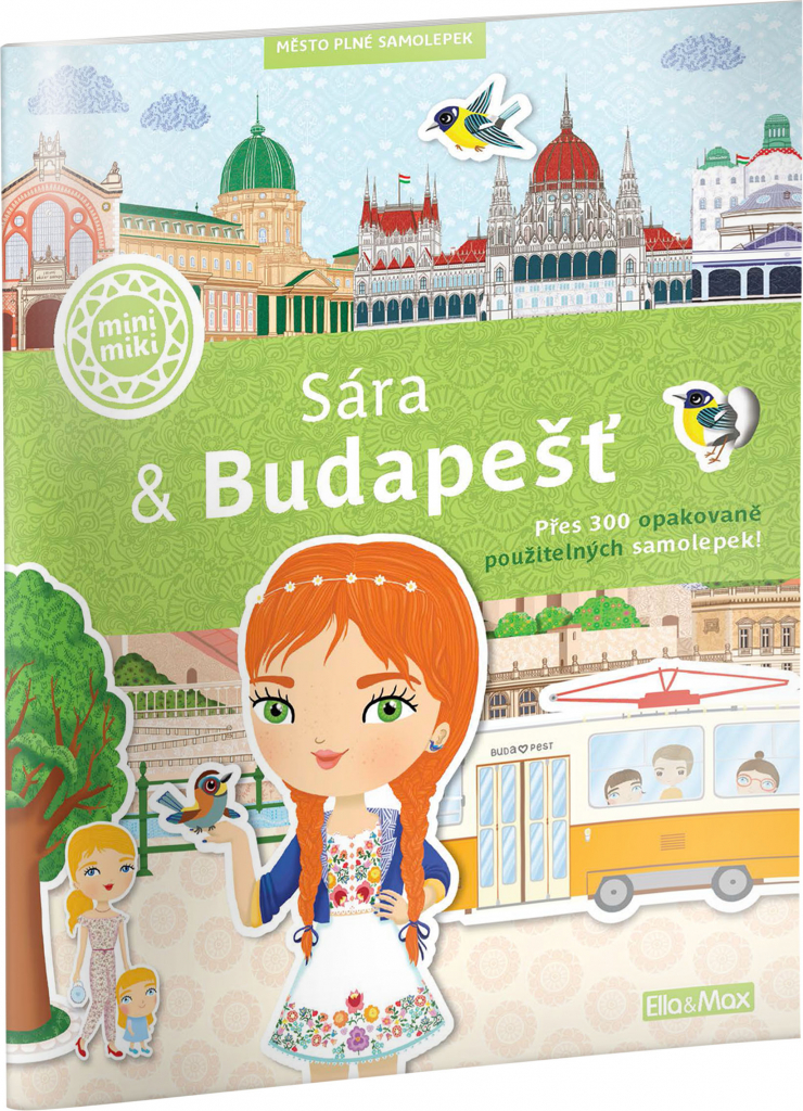 Levně SÁRA & BUDAPEŠŤ – Město plné samolepek