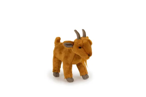Plyšový kozel 25 cm - hnědý