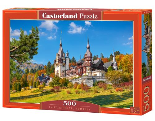 Puzzle Castorland 500 dílků - Hrad Peles, Rumunsko