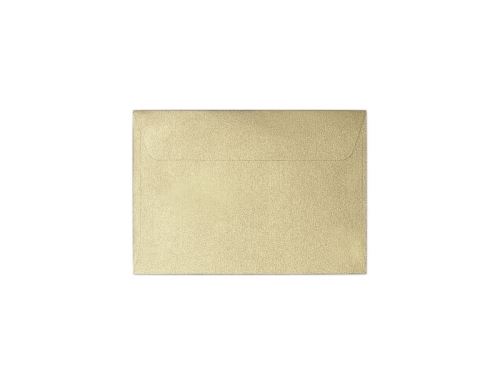 Obálky B7 Pearl zlatá 120g, 10ks, Galeria Papieru