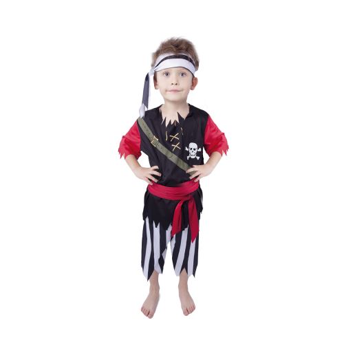 Dětský kostým pirát s šátkem, e-obal, vel. S