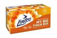Papírové kapesníky Linteo v krabičce 200ks, bílé, 2-vrstvé (4)