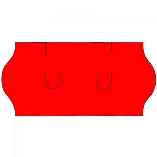 Levně Cenové etikety na kotoučku 26x12 mm UNI - signální červené