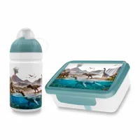 Set Zdravá lahev 0,5 l a Zdravá sváča - Dinosauří svět (1)