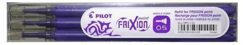 Sada 3 ks náplní Pilot FriXion Point, tenký jehličkový hrot - výběr barev