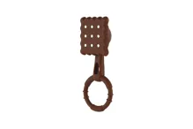 Silikonové chrastítko keksík 13 cm (7)