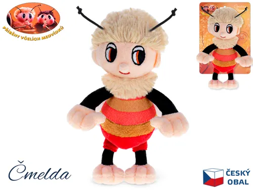 Plyšový Čmelda 15 cm - Příběhy včelích medvídků