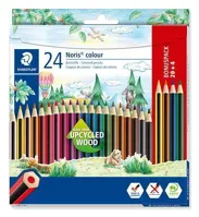Barevné pastelky STAEDTLER Noris Colour, 20+4 mix barev, šestihranné Barevné pastelky STAEDTLER Noris Colour, 20+4 mix barev, šestihranné