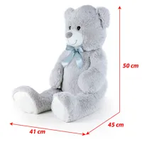 Velký plyšový medvěd Hugo s visačkou 80 cm (2)