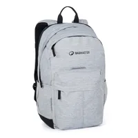 Studentský batoh Bagmaster Poky 22 A šedý + gumovací pero Pilot Frixion
