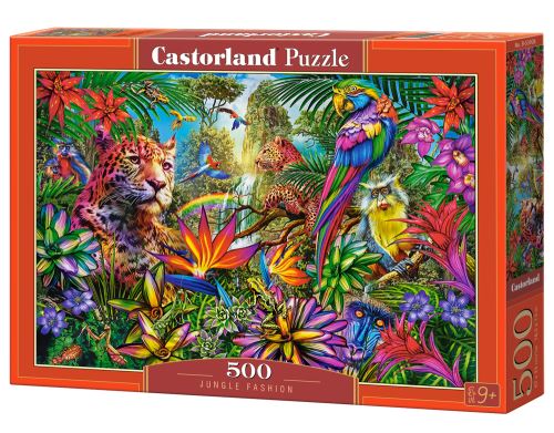 Puzzle Castorland 500 dílků - Móda džungle
