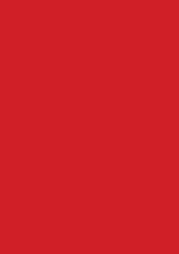 Barevný karton oboustranný 50 x 70 cm, 300 g/m2 - červený