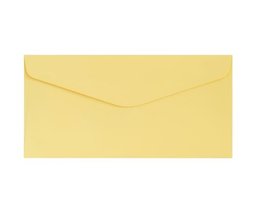 Obálky DL hladké žluté 130g, 10ks, Galeria Papieru