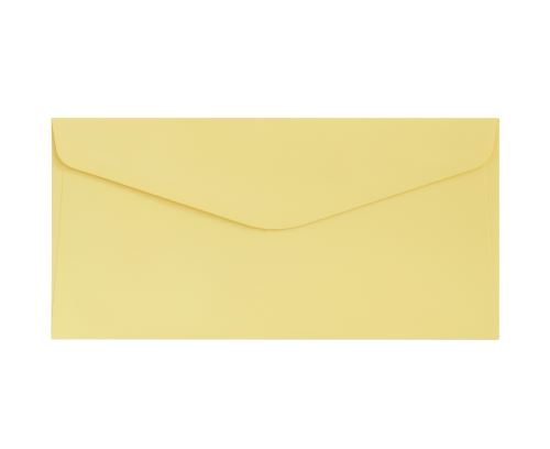 Obálky DL Hladký žlutá 130g, 10ks, Galeria Papieru