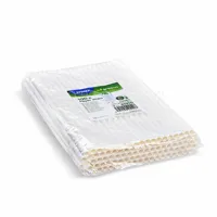 Slámka papírová JUMBO bílá 20 cm, Ø 8 mm - 100ks (1)