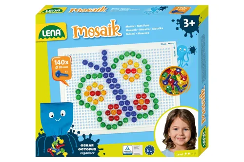 Mozaika LENA klobouček 1 cm krystal, 140 ks