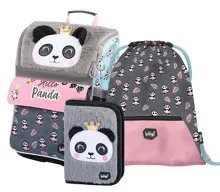 Školní aktovkový set 3-dílný Baagl Zippy Panda