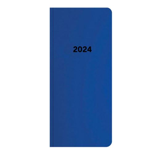 Týdenní diář kapesní PVC Karton P+P 2024 - Blue