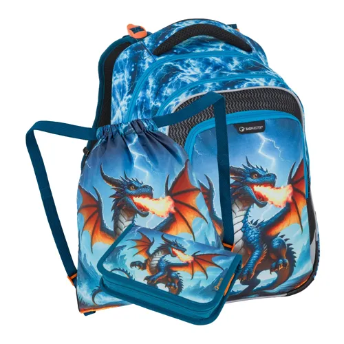 Školní set 3-dílný Lumi 26 D Drak - Bagmaster