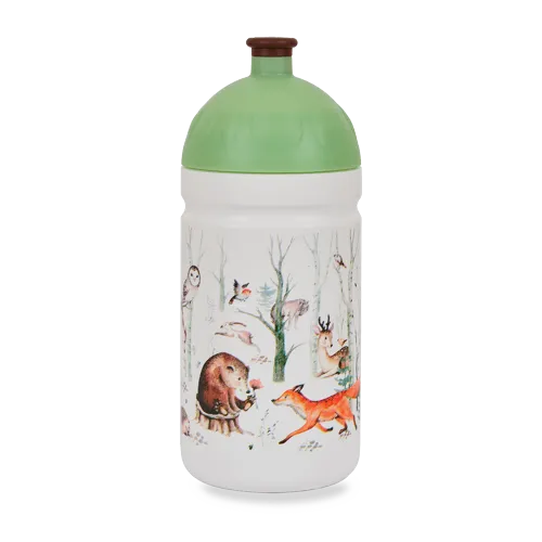 Zdravá lahev 500 ml s náhradní zátkou – Lesní zvířátka