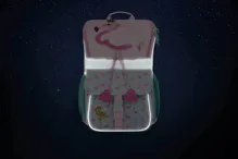 Školní aktovka Baagl Zippy Plameňák (10)