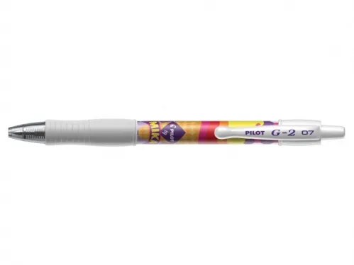 Gelový roller Pilot G-2 Mika, limit. edice, střední hrot M 0,7mm - fialová