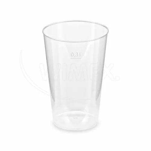 Kelímek krystal (PS) Ø 79 mm 0,3 L, 25 ks