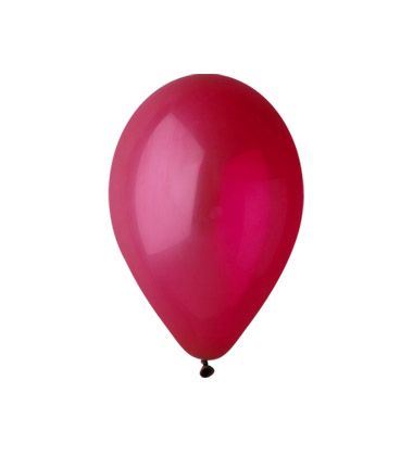 Balónky nafukovací průměr 26cm – barva burgundy, 10 ks