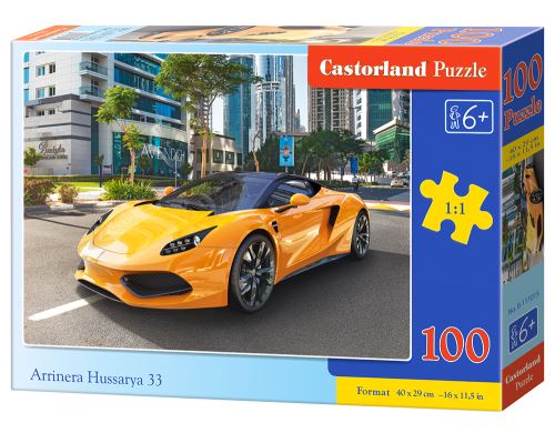 Puzzle Castorland 100 dílků premium - Arrinera Hussarya 33 - žluté