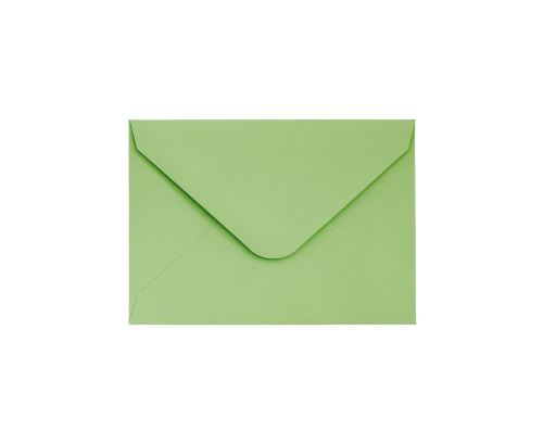 Obálky 70x100 mm Hladký světle zelená 130g, 10ks, Galeria Papieru